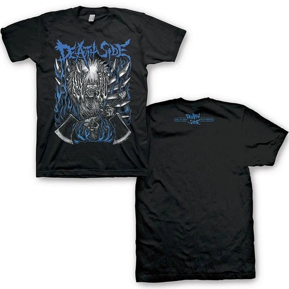 Death Side "Blue Flame" Double Sided - S - 3X Unisex
