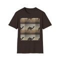 Camel Desert Silhouette T Shirt | Minimal Geometric Graphic Tee | Unisex Unisex