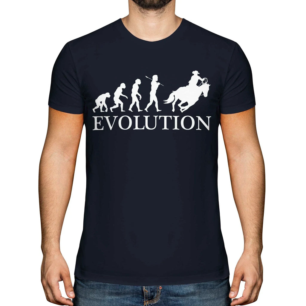 COWBOY EVOLUTION OF MAN MENS TEE TOP GIFT CLOTHING FUNNY Unisex