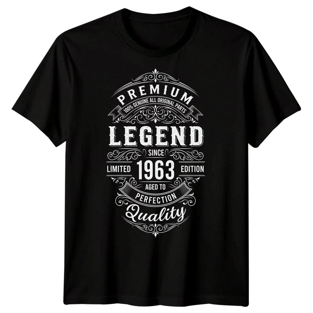 Premium Legend Since 1963 Mens 63rd Birthday Gift Vintage Edition Unisex