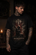 Worship Gothic Eye Symbol | Dark Religious Art Unisex