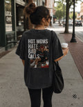 Hot Moms Hate Bad Calls™ Unisex Graphic Basketball Mom T Shirt Funny Meme Humor Unisex