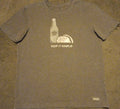 Men's Sm Life Is Good Tacos & Beer Keep It Simple Graphic Crusher Tee T Shirt Unisex