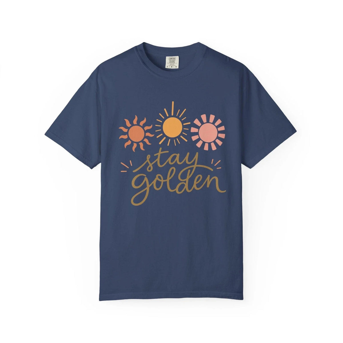 Stay Golden Sun Graphic | Retro Sunshine Script Unisex