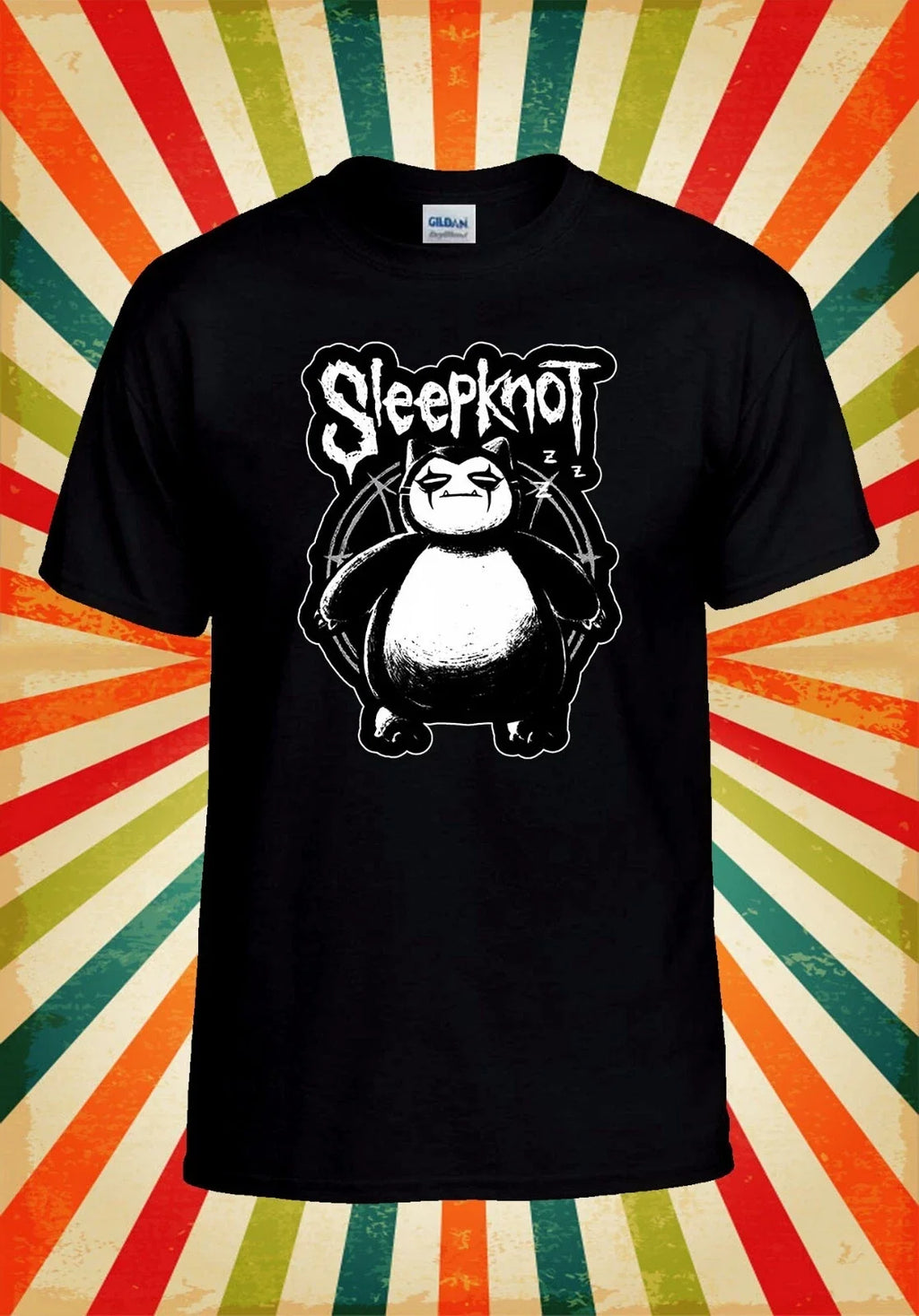 Sleepknot Snorlaw Parody Fun Men Women Unisex Baseball T Shirt Top 2858 Unisex