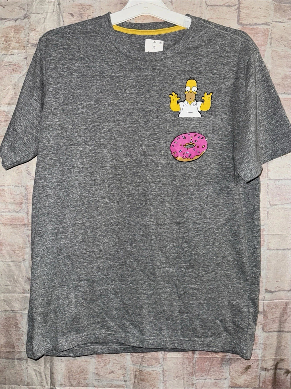 The Simpson’s Shirt Homer Simpson Donut Short Sleeve Shirt Medium Unisex
