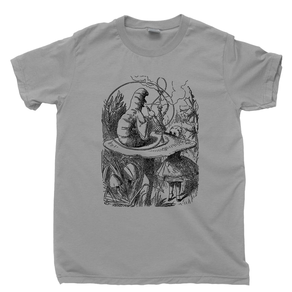 Alice In Wonderland T Shirt Lewis Carroll John Tenniel Book Illustration DVD Tee Unisex