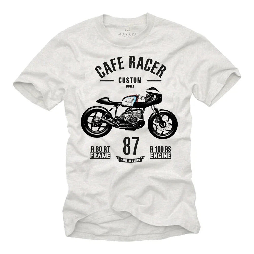 Mens Motorcycle Theme Biker Gift Cafe Racer R/80/100 Motorcyclist Unisex