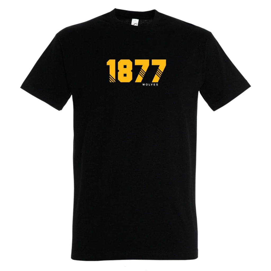 Wolves Football Shirt 1968 Wolverhampton Est Year Retro Gift Casual T Shirt Unisex