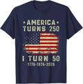 Funny America Turns 250 I Turn 50 1976 50th Birthday Unisex Unisex
