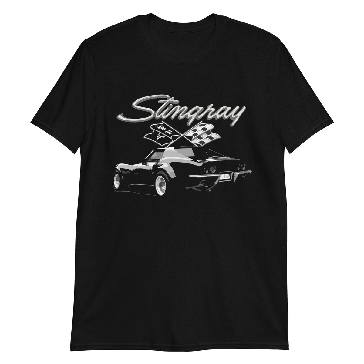 vette C3 Stingray 1969 - 1981 3rd Gen Vette Black Muscle Car Unisex