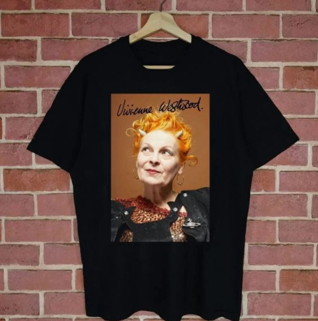 New Popular Vivienne Westwood Signature Cotton Unisex All Size Shirt Unisex