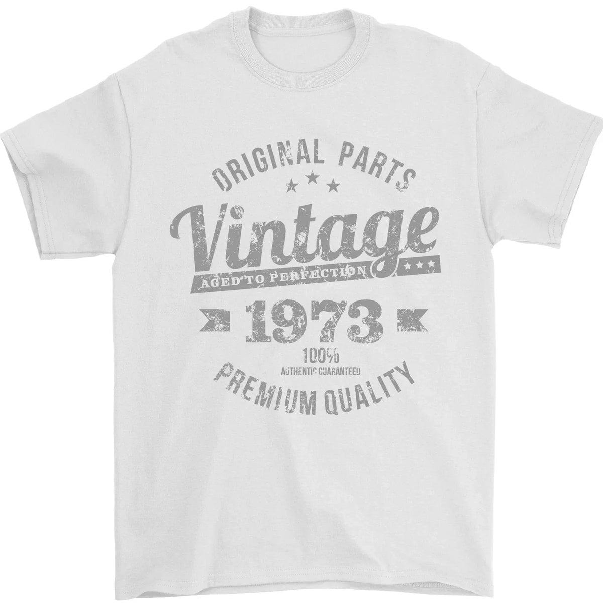 Vintage Year 53rd Birthday 1973 Mens 100% Cotton Unisex