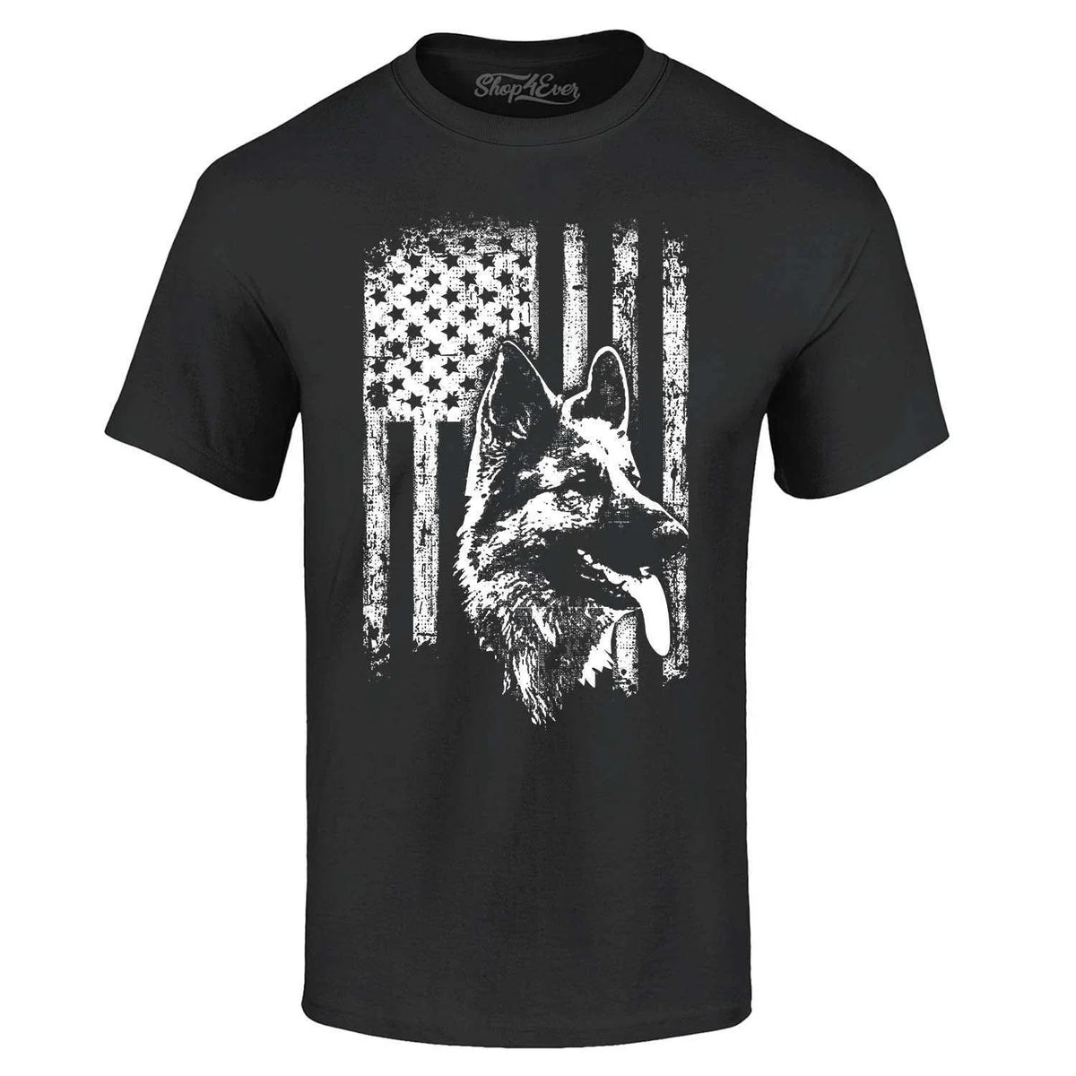 German Shepherd Flag Dog Dad Dog Mom Shepard Dad Mom Shirts Unisex