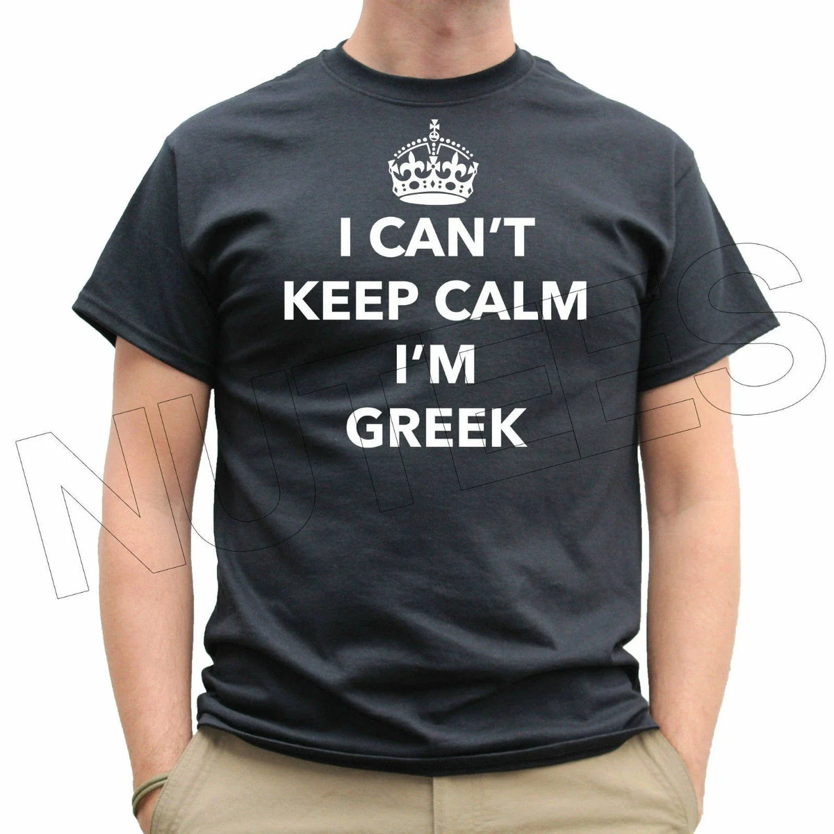 I Can't Keep Calm I'm Greek, Greece Funny Men's Ladies Kid's Vest S-XXL Unisex