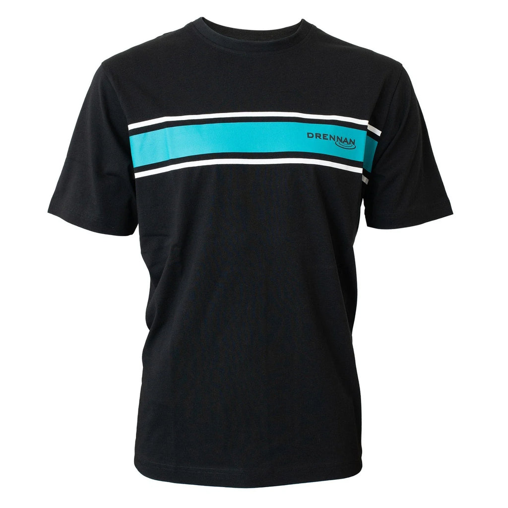 Drennan Aqua Stripe T Shirt - All Sizes **New for 2026** Unisex