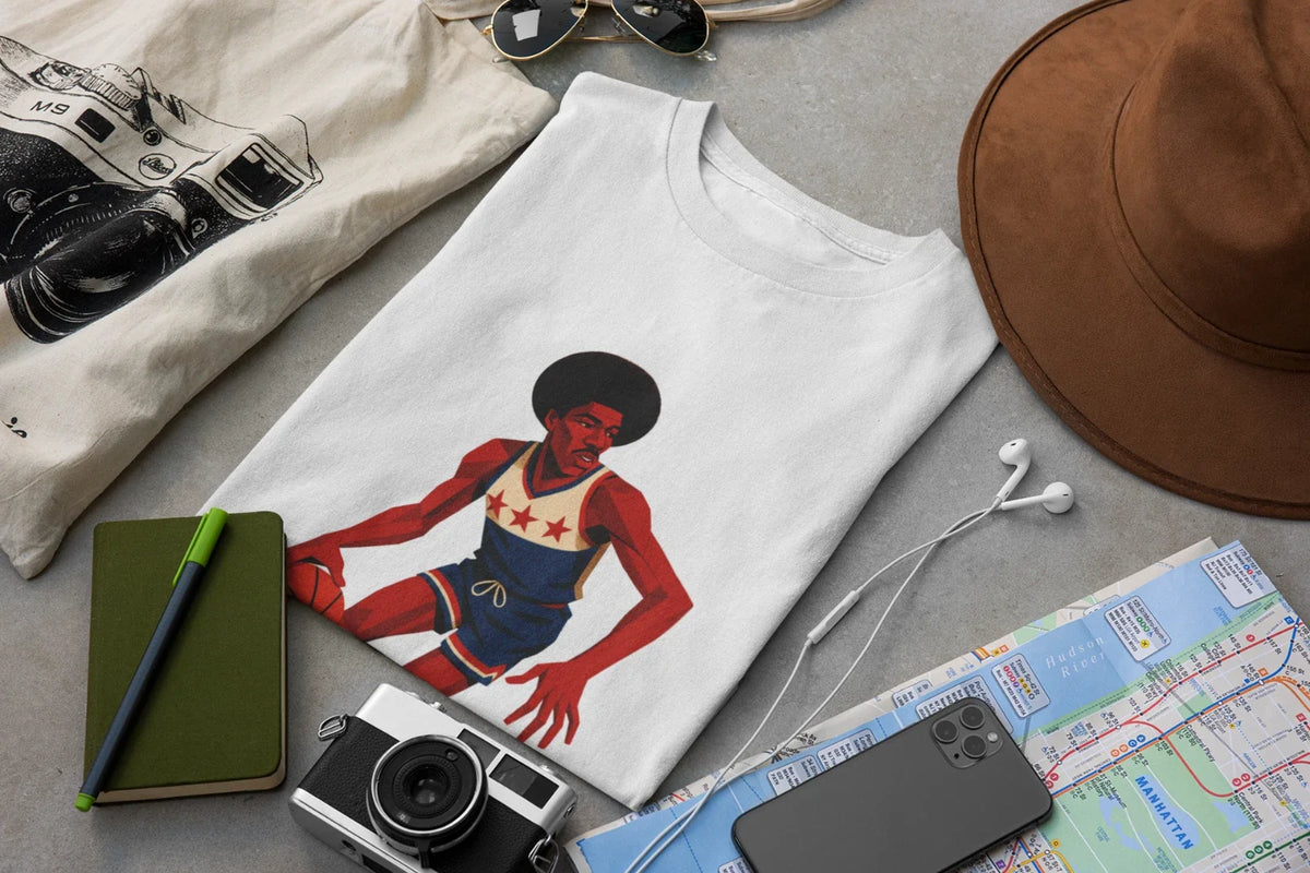 Vintage Basketball Tee, Julius Erving , Unisex Sports Shirt, Dr J Unisex