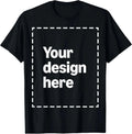 Custom Personalized T Shirt Print Your Logo Photo Text Custom Made Shirt Tee Unisex