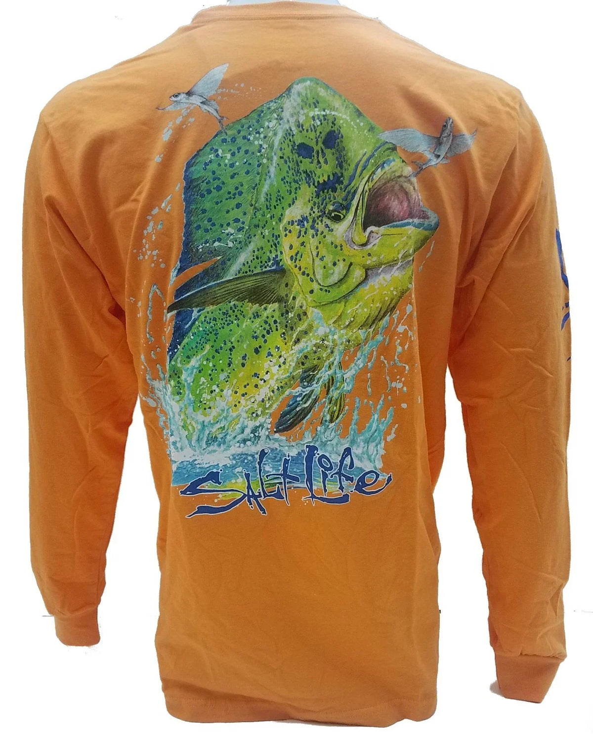 Salt Life Mahi Head Long Sleeve Fishing Beach TShirt with Pocket SLM-0178 Unisex