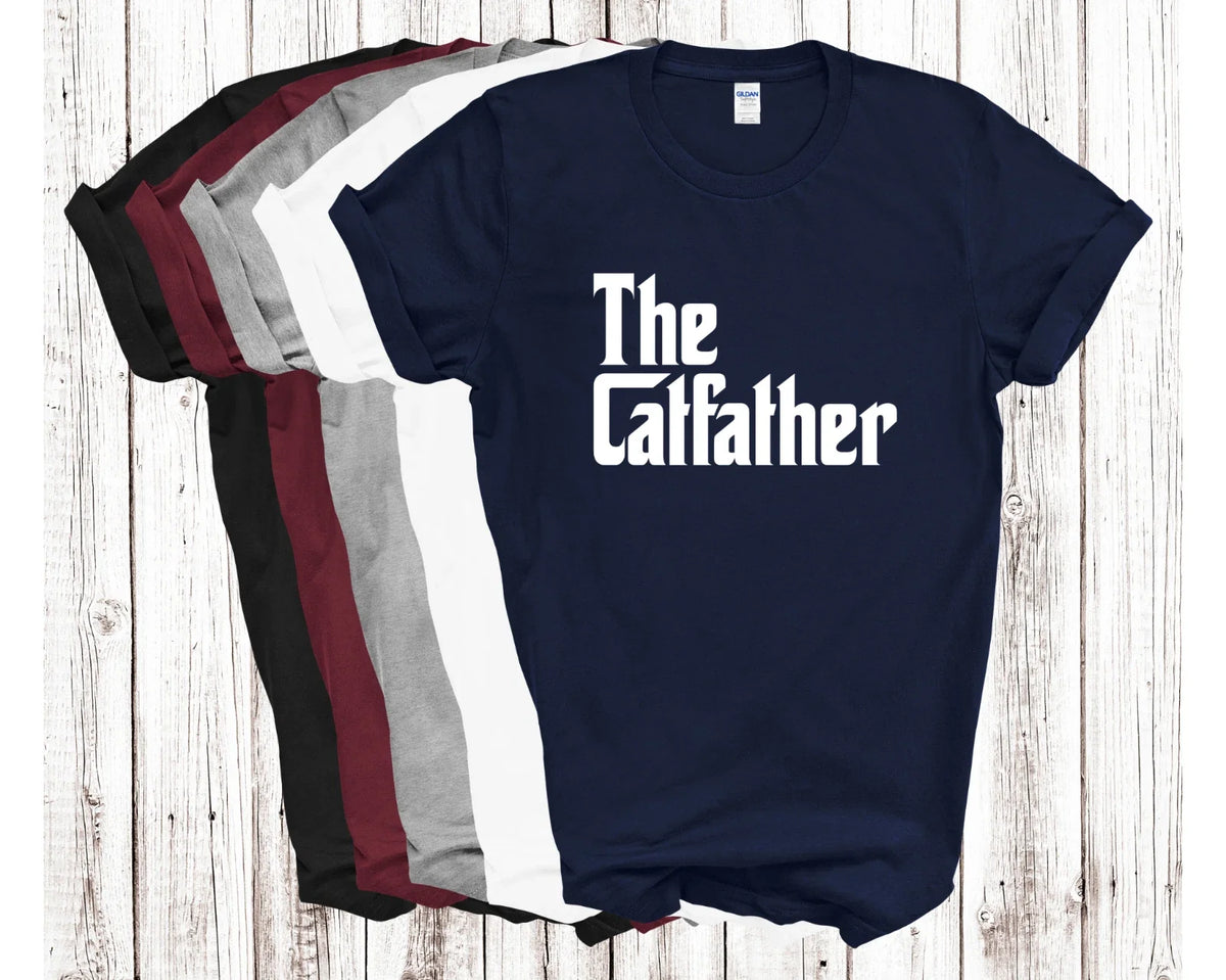 The Catfather Mens Funny Cat Owner Best Cat Dad Father's Day Unisex