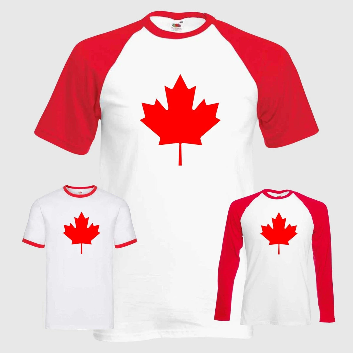 CANADA Printed Maple Leaf Canadian National Flag Hockey Basketball Tops Unisex