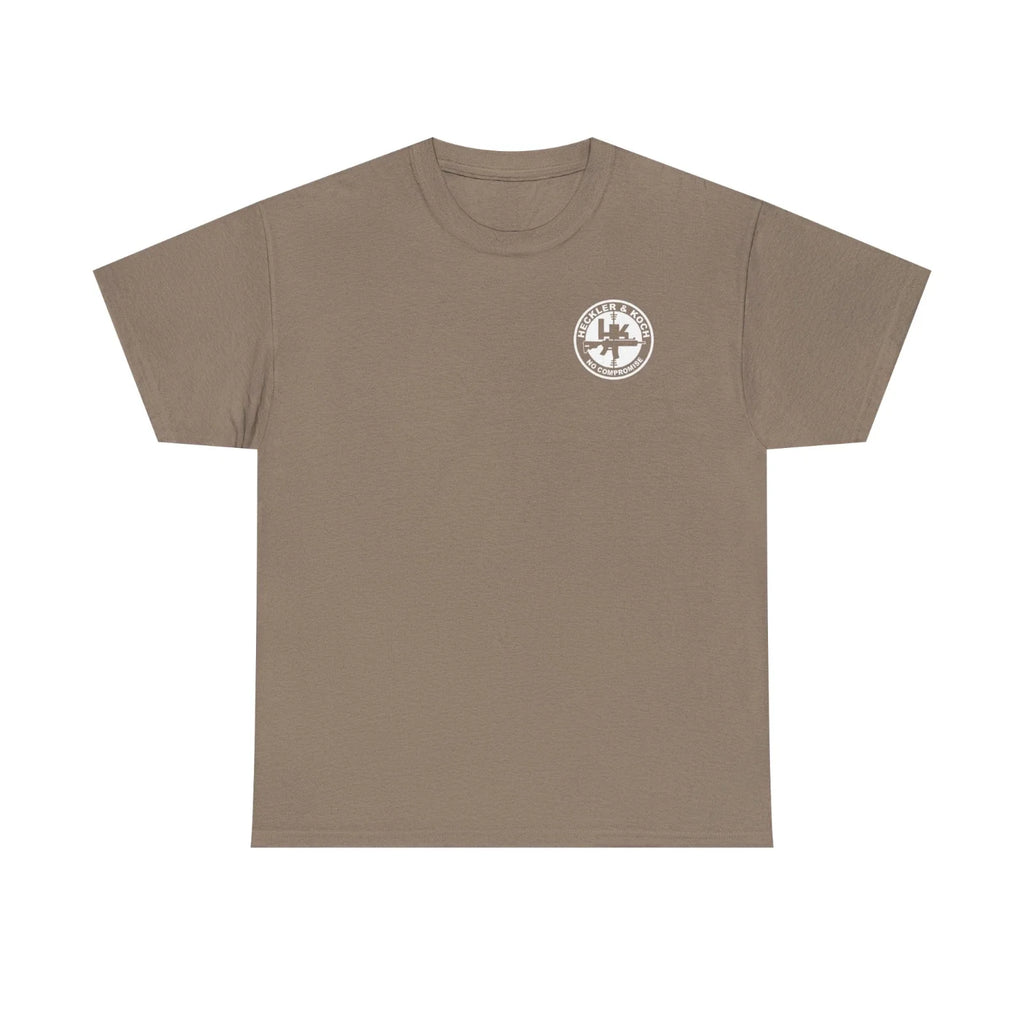 Heckler & Koch HK Logo Symbol Guns - Custom front and back tee Unisex