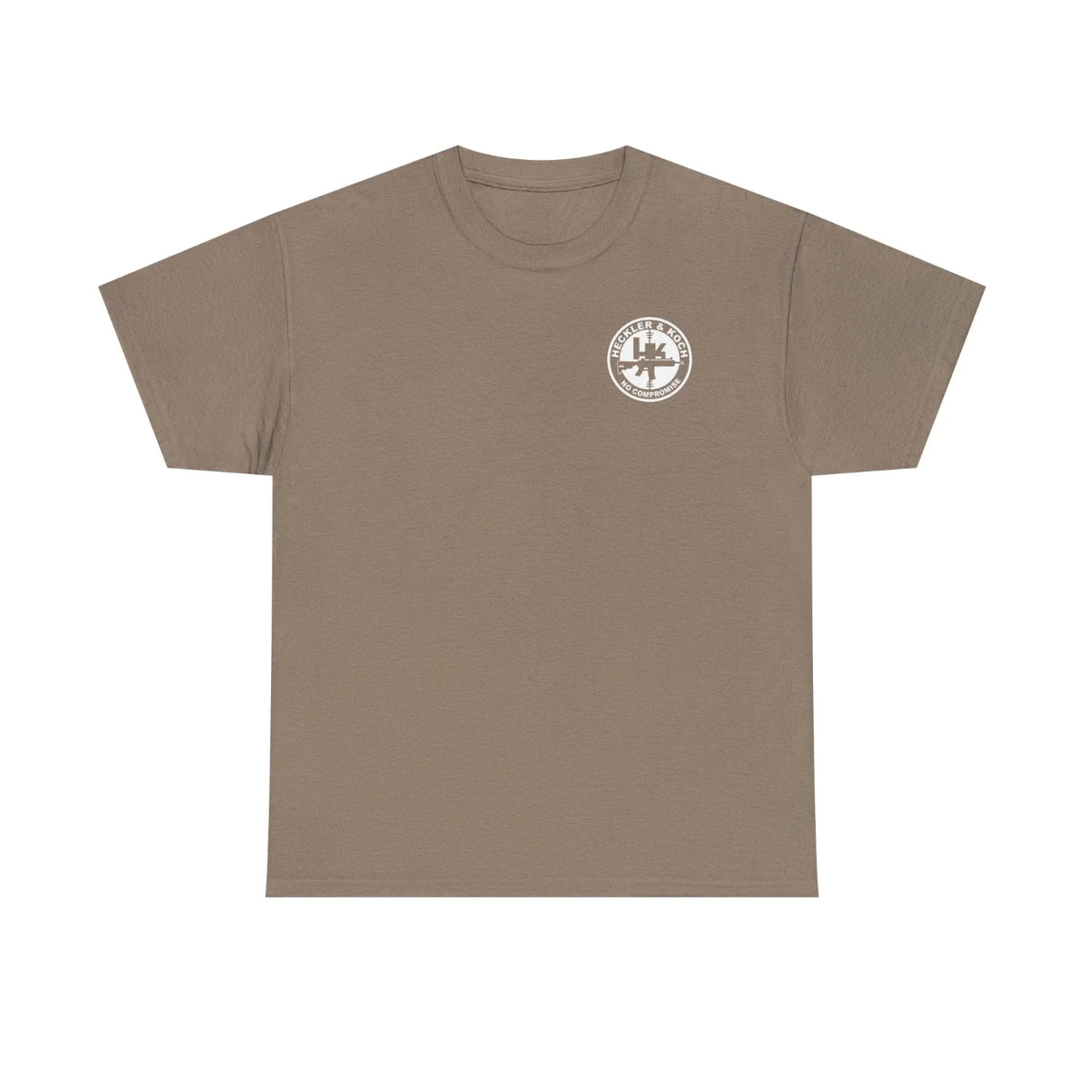 Heckler & Koch HK Logo Symbol Guns - Custom front and back tee Unisex