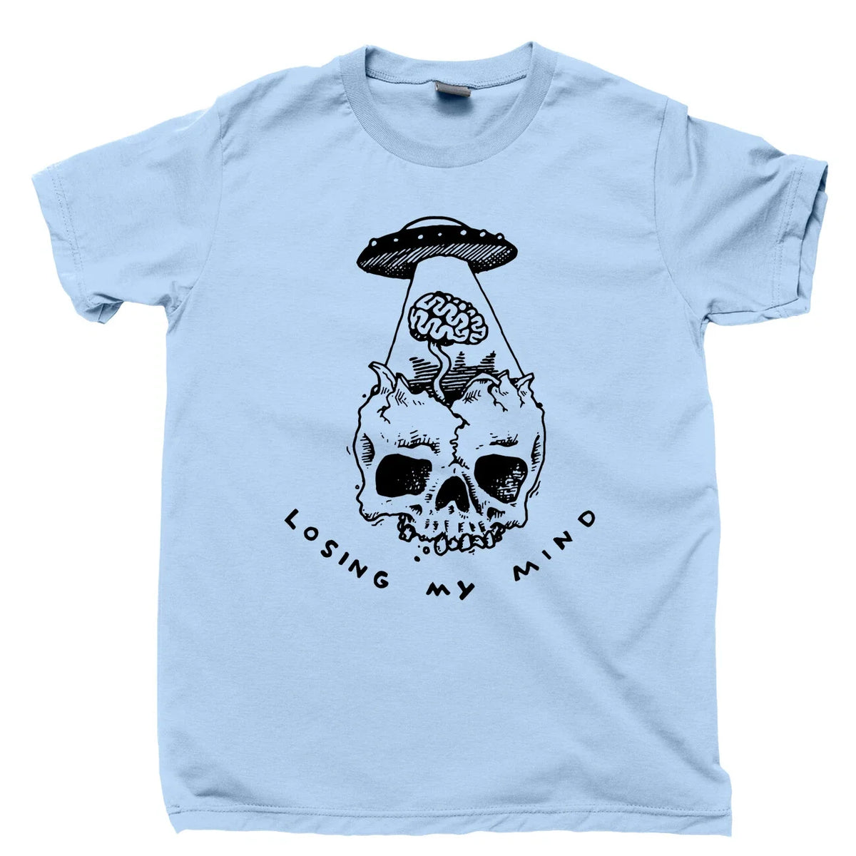 Aliens T Shirt Flying Saucer Spaceship Mars Space Tattoo DVD Blu Ray Poster Tee Unisex