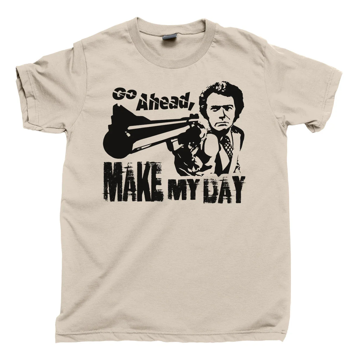 MAKE MY DAY T Shirt Dirty Harry Clint Eastwood Movie Tee DVD Blu Ray Collection Unisex