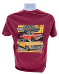 Chevy Nova Maroon w/ 3 Body Styles Unisex