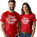 Custom Photo Personalised Mens Womens Shirt Birthday Gift for Couples Unisex