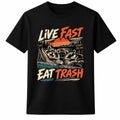 Funny Raccoon T Shirt, Live Fast Eat Trash, Raccoon Lover Gift Funny Shirt