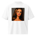 Oversized Doll Face Graphic Tee, Unimpressed Meme Unisex Unisex