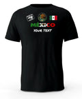 Hecho en Mexico Flag Black Black tshirt playera Unisex