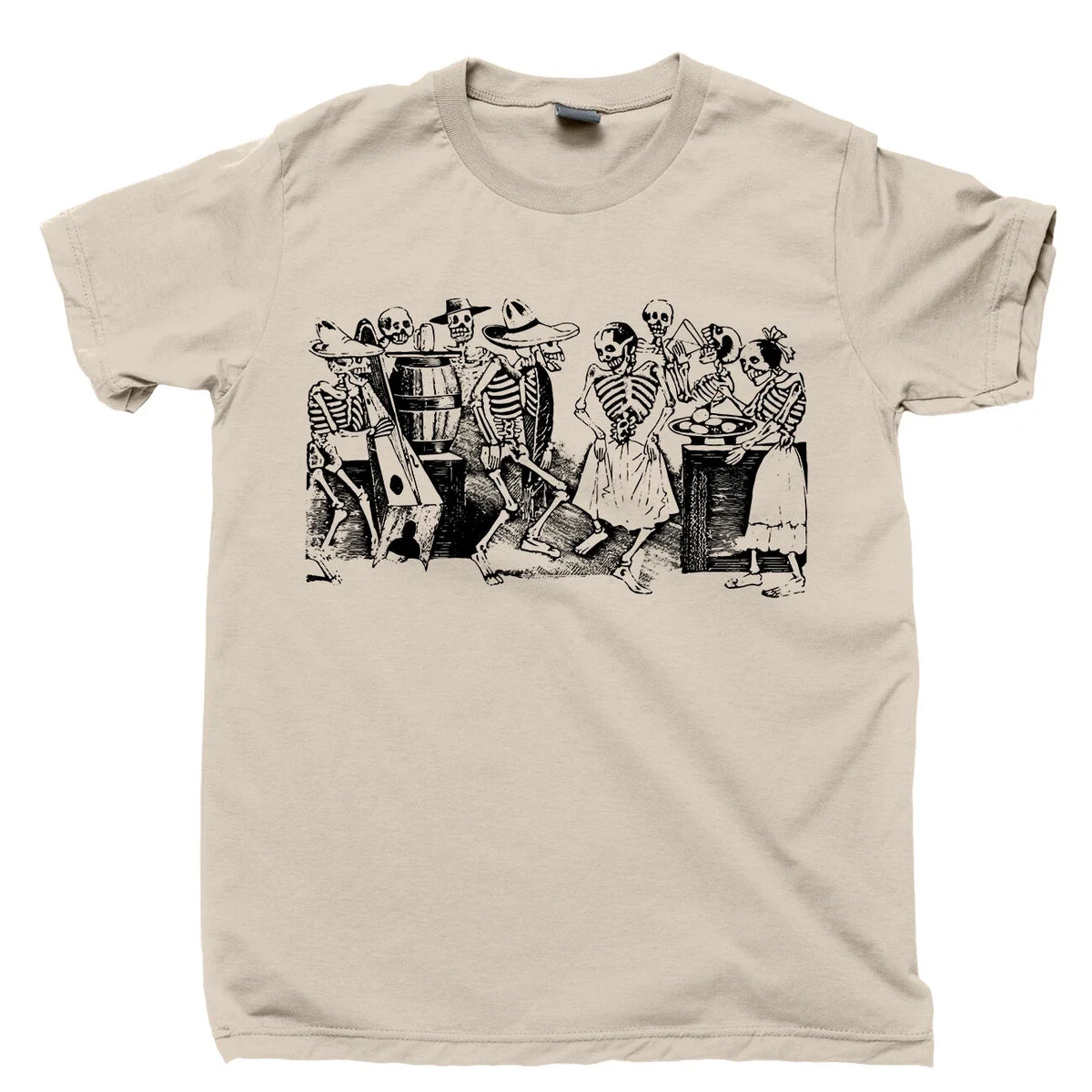 Jose Guadalupe Posada T Shirt Day Of Dead Hispanic Mexico Artist Mariachi Tee Unisex