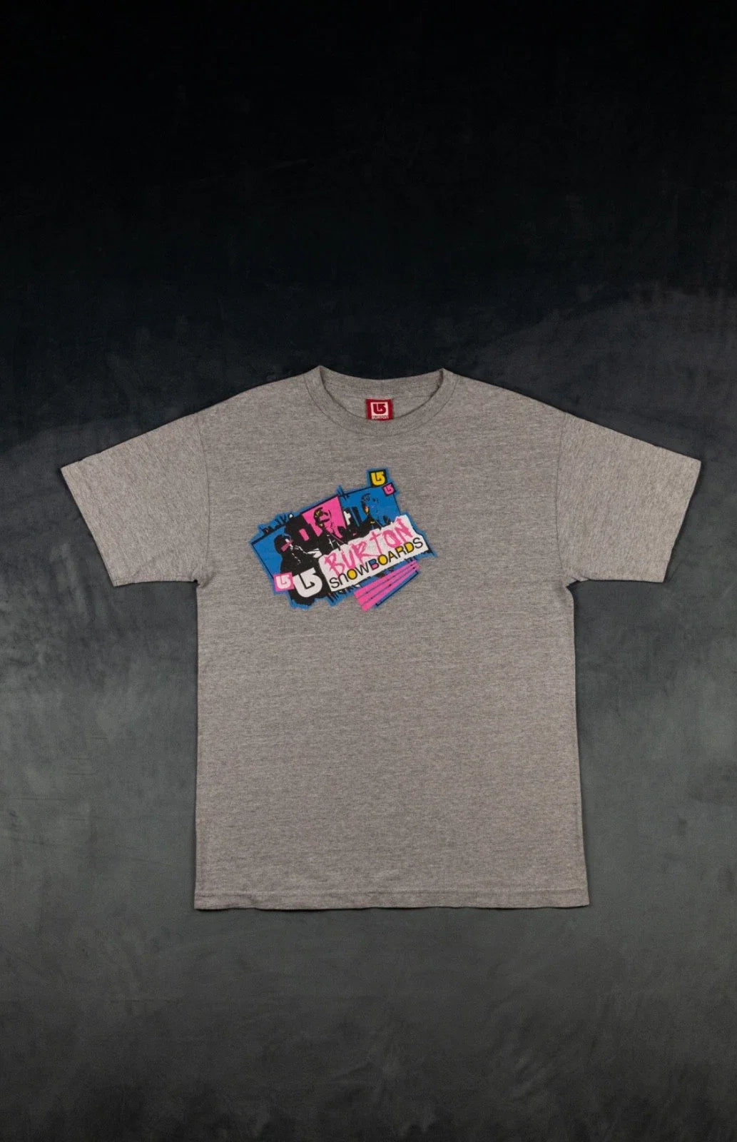 Vintage Burton Snowboards T Shirt 90s Y2K Neon Graphic Tee OG Archive Skate M Unisex