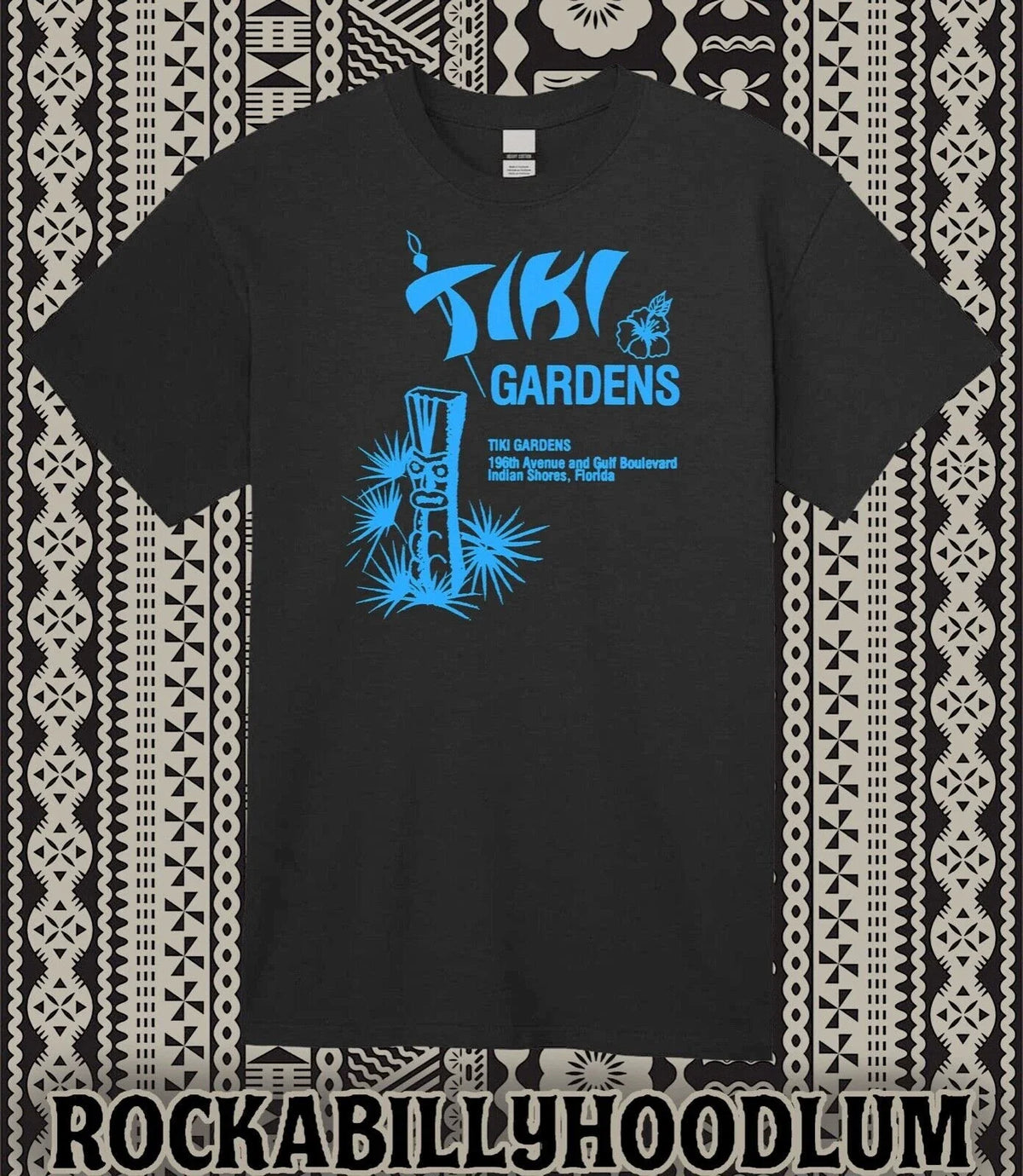Retro Tiki Tee T Shirt Bar Restaurant Mug Polynesian Tiki Gardens Florida Unisex