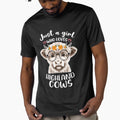 Scottish Highland Cow Just a Girl Who Loves Cows Cute Lover by BazaarTrades