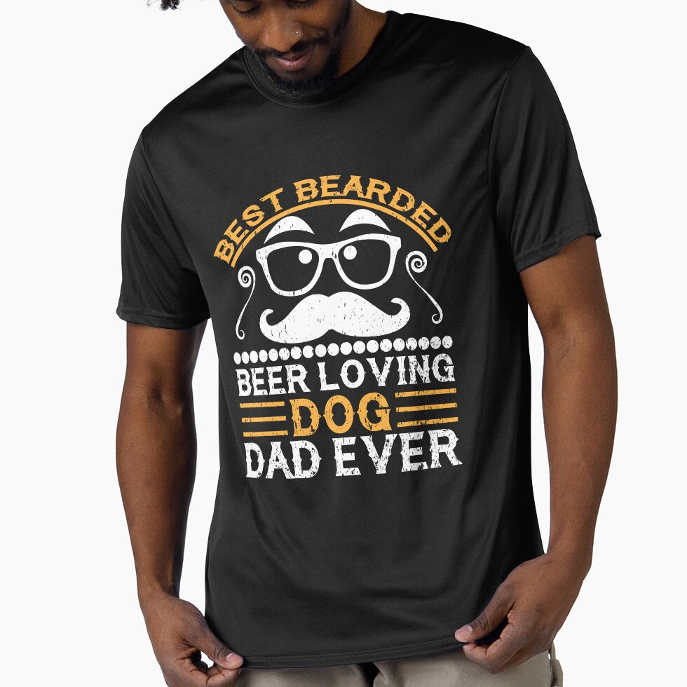 Best Bearded Beer Loving Dog Dad Ever by gsnepu