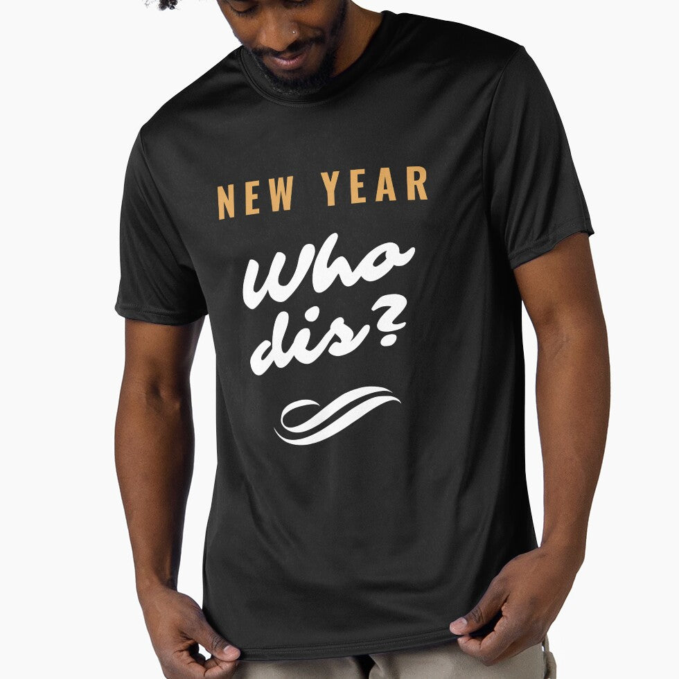 New Year. Who Dis? New Year New Me.. Funny New Year Quotes, Funny Sarcastic New Year Motivational T-shirts, Hoodies and Many More.. by WholesumArt