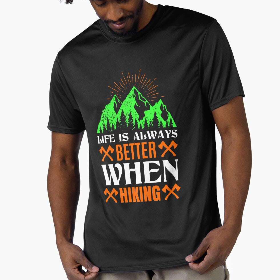 LIFE IS ALWAYS BETTER WHEN HIKING by Cardio Boutique
