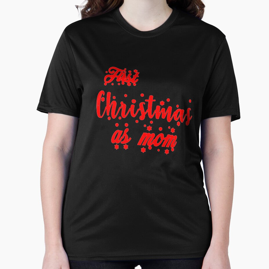 First Christmas as mom, christmas couple pajamas by Feline Rockstars