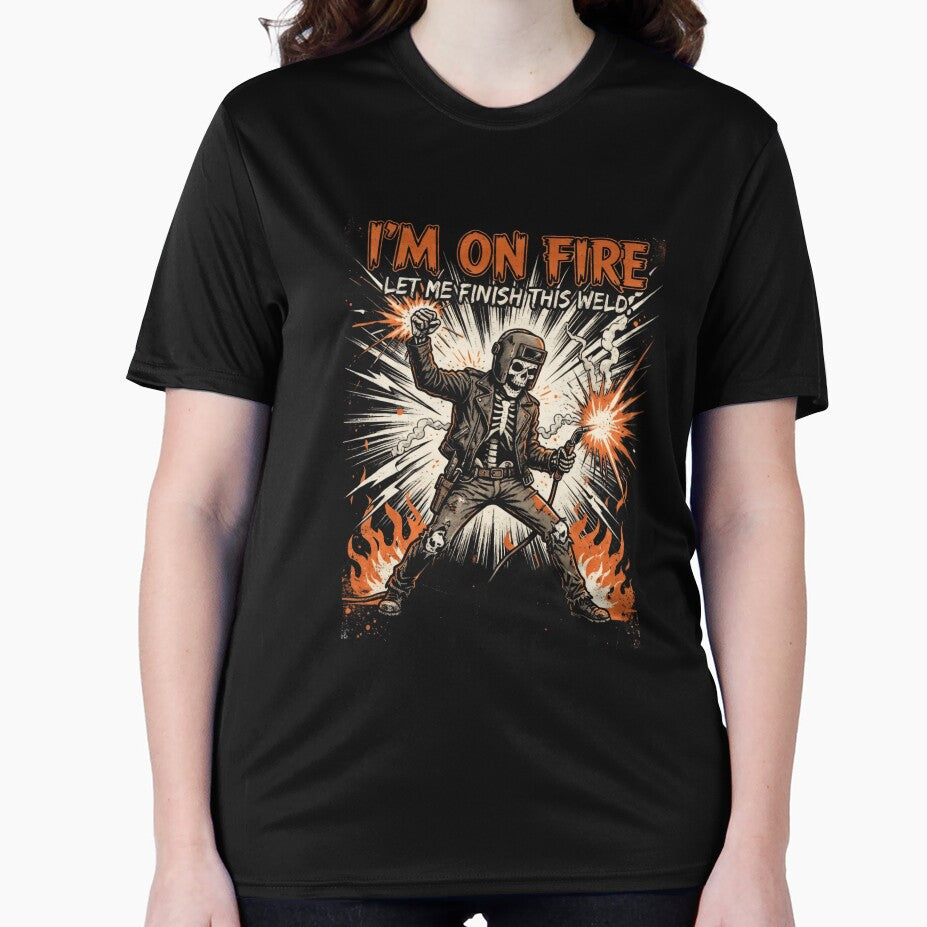 On Fire Let Me Finish Weld Punk Halloween Welder by Lulustarfox