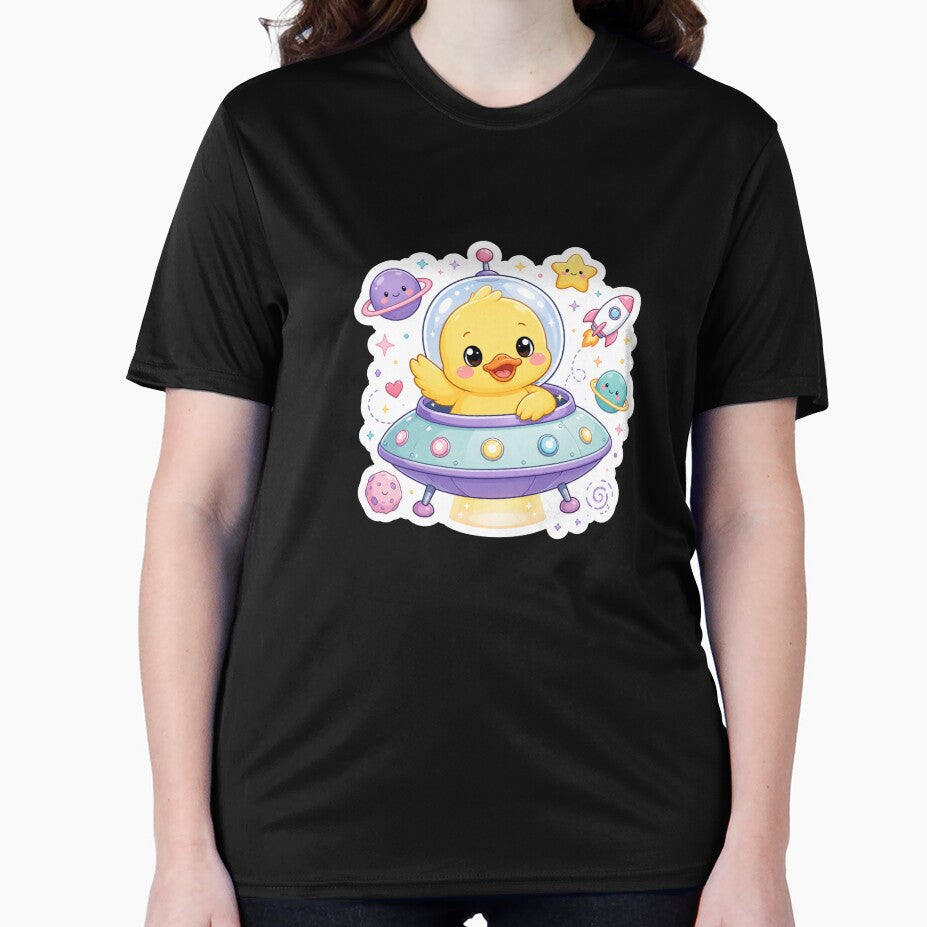 Cosmic Duck Cute Space Animal by Calfona