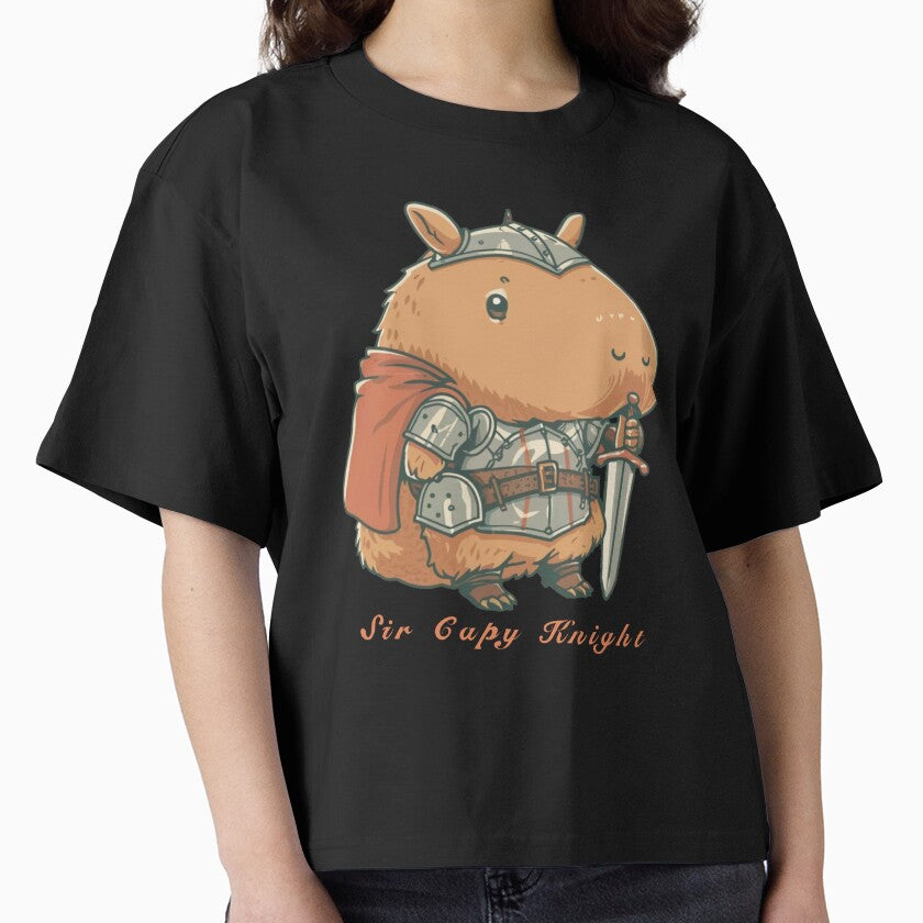 Cute Capybara Knight in Shining Amor by EclipseThreads
