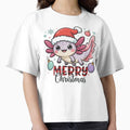 Merry christmas Cute Axolotl Christmas for Exotic Pet by DOPANDA .