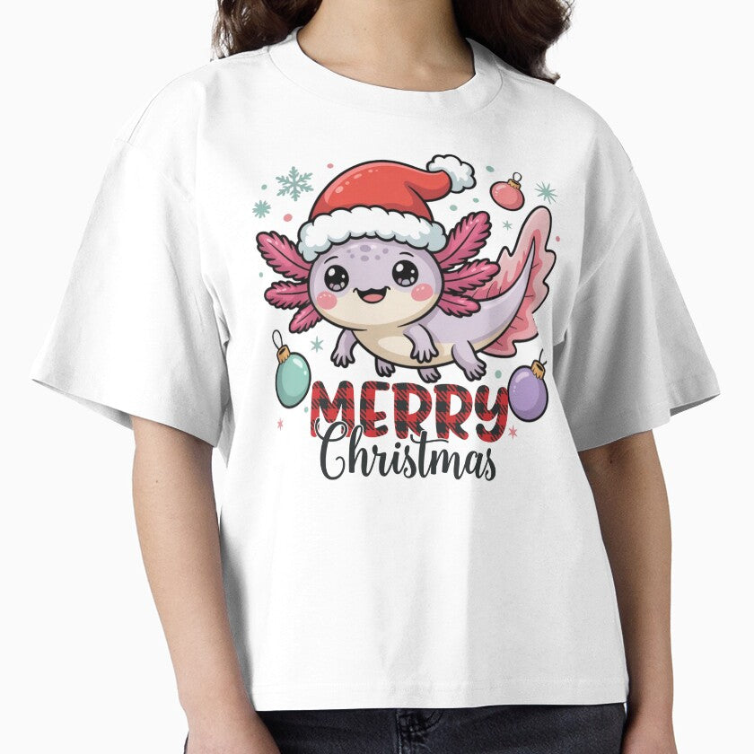 Merry christmas Cute Axolotl Christmas for Exotic Pet by DOPANDA .