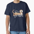 I Just Really Like Otters I Sea Otter Pun Cartoon by modartis