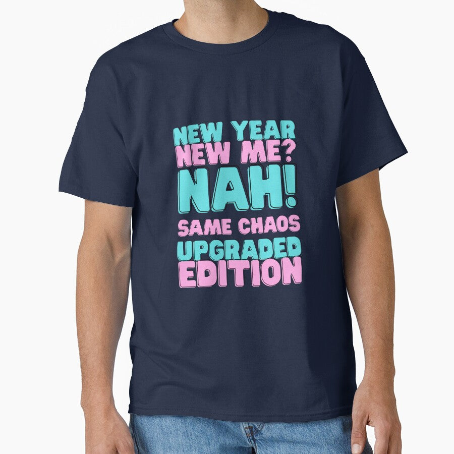 New Year New Me – Funny Retro New Year Design by SparkLuxe