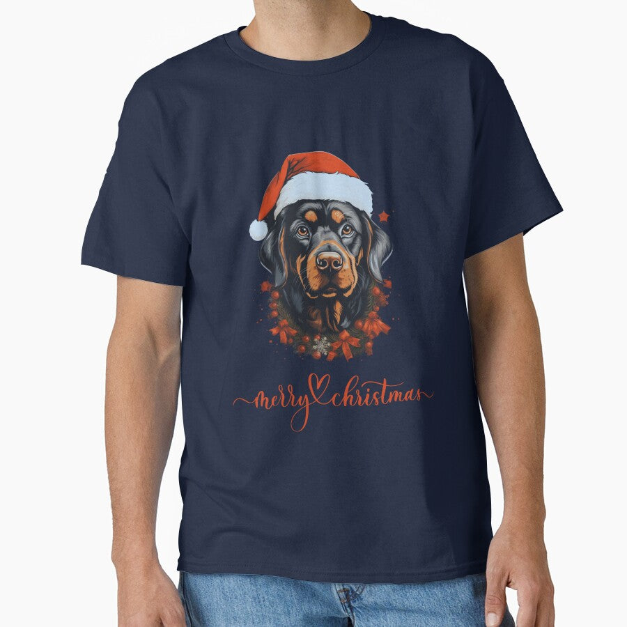 Merry Christmas - Christmas Dog by Dominika Bednarska